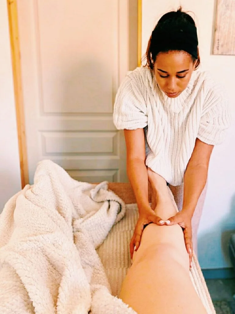 Cure cellulite massage de la cuisse